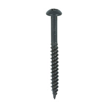 Load image into Gallery viewer, TIMCO Twin-Threaded Round Head Black Woodscrews - 10 x 2 Box OF 200 - 00102BJC
