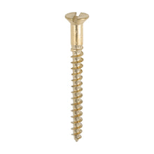 Load image into Gallery viewer, TIMCO Solid Brass Countersunk Woodscrews - 6 x 1 1/2 Box OF 200 - 06112CBS
