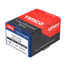 Load image into Gallery viewer, TIMCO Twin-Threaded Countersunk Silver Woodscrews - 6 x 1 1/2 Box OF 200 - 06112CWZ
