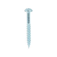 Load image into Gallery viewer, TIMCO Twin-Threaded Round Head Silver Woodscrews - 8 x 11/2 Box OF 200 - 08112CRWZ
