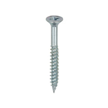 Load image into Gallery viewer, TIMCO Twin-Threaded Countersunk Silver Woodscrews - 8 x 1 1/2 Box OF 200 - 08112CWZ
