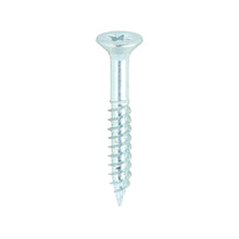 Load image into Gallery viewer, TIMCO Twin-Threaded Countersunk Silver Woodscrews - 8 x 1 1/4 Box OF 200 - 08114CWZ

