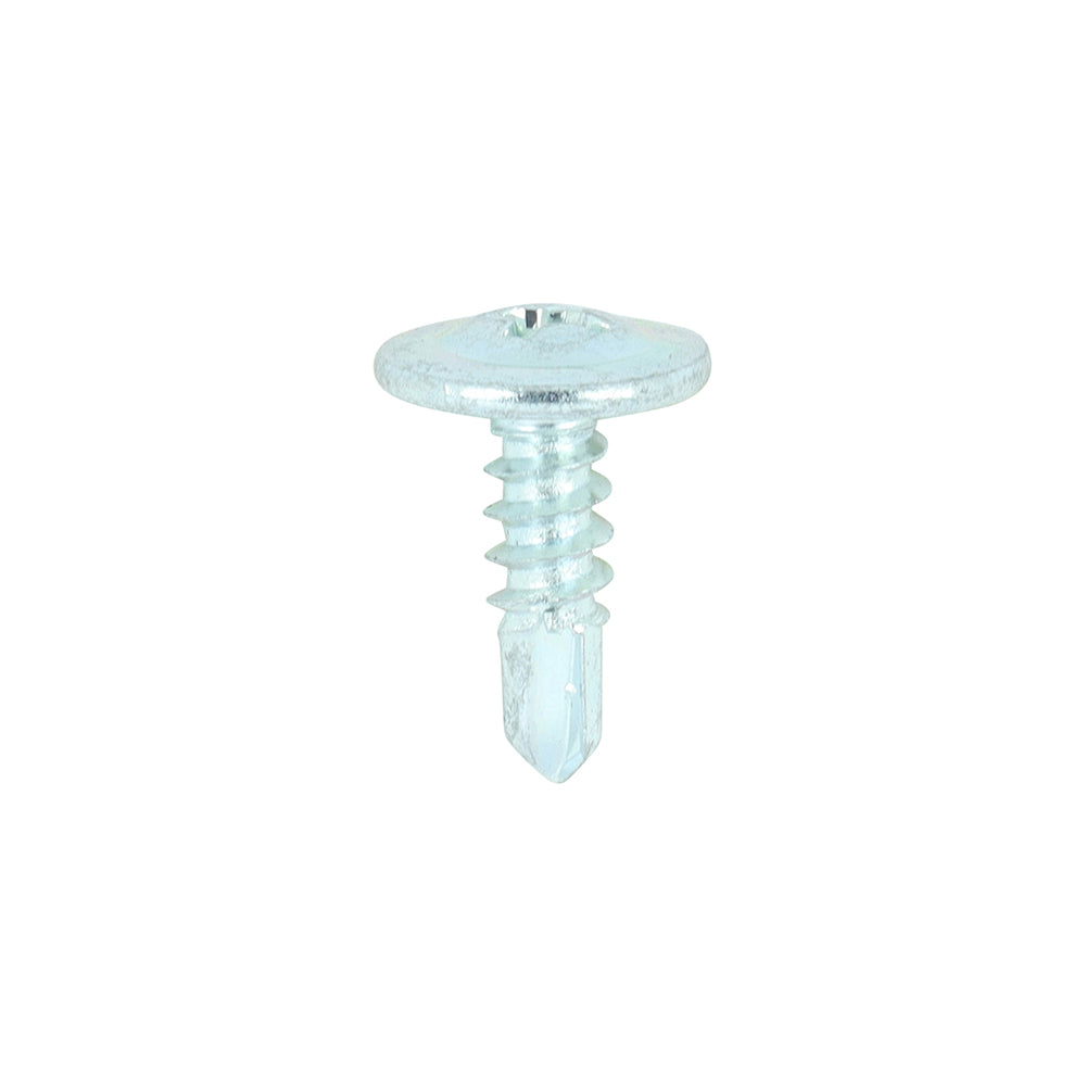 TIMCO Self-Drilling Wafer Head Silver Screws - 8 x 9/16 Box OF 1000 - 08916WHSD