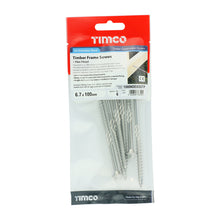 Load image into Gallery viewer, TIMCO Timber Screws Hex Flange Head A4 Stainless Steel - 6.7 x 100 Tube OF 25 - 100INDEXSST
