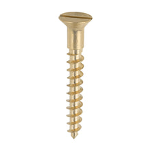 Load image into Gallery viewer, TIMCO Solid Brass Countersunk Woodscrews - 10 x 1 1/2 Box OF 200 - 10112CBS
