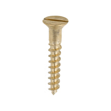 Load image into Gallery viewer, TIMCO Solid Brass Countersunk Woodscrews - 10 x 1 1/4 Box OF 200 - 10114CBS

