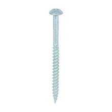 Load image into Gallery viewer, TIMCO Twin-Threaded Round Head Silver Woodscrews - 10 x 21/2 Box OF 200 - 10212CRWZ
