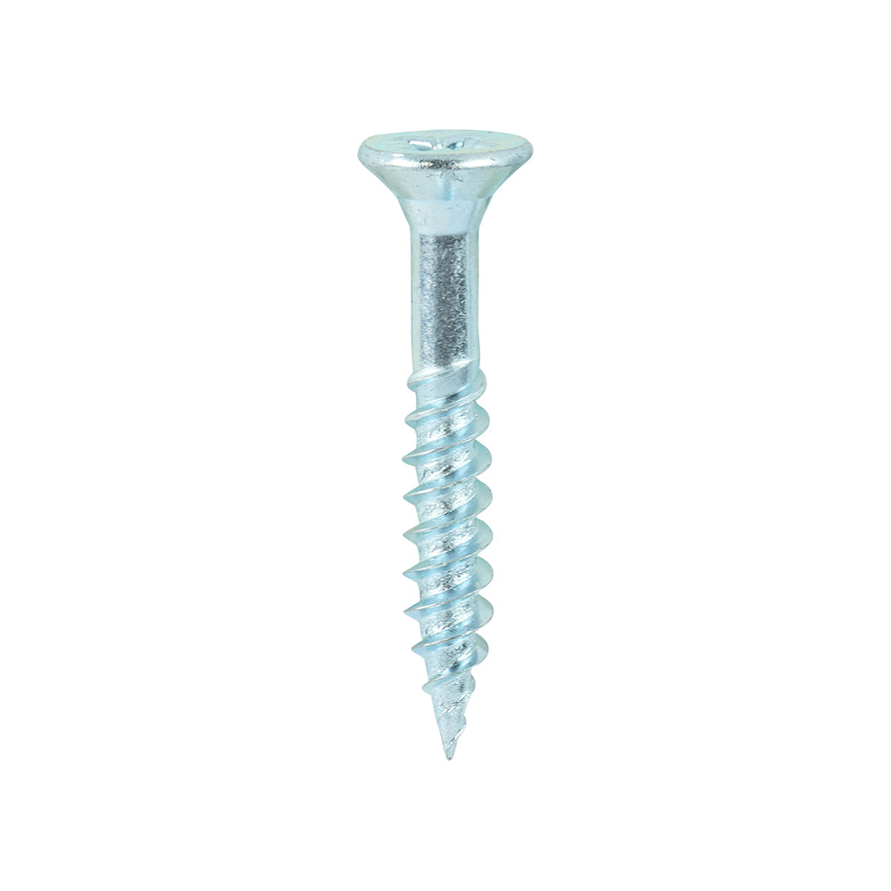 TIMCO Twin-Threaded Countersunk Silver Woodscrews - 12 x 1 1/2 Box OF 200 - 12112CWZ