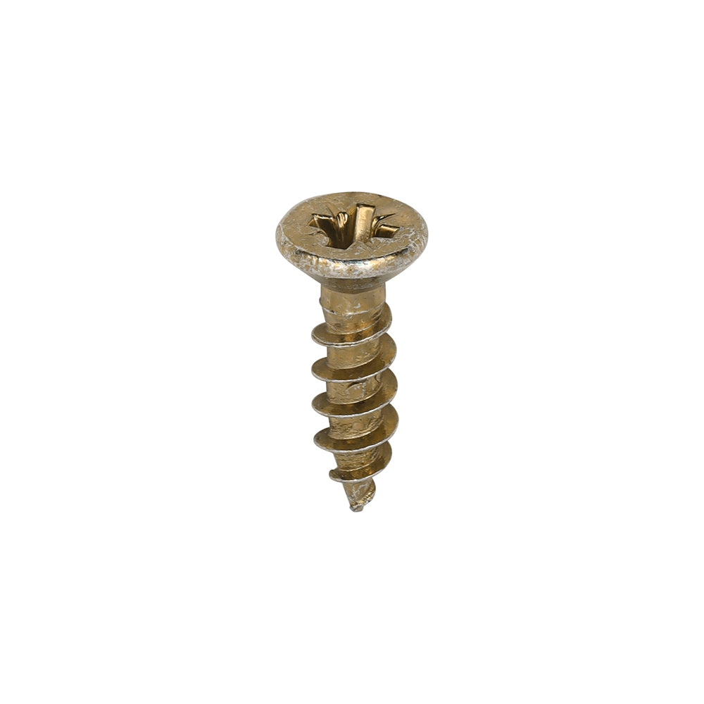 TIMCO Classic Multi-Purpose Reduced Head Countersunk Gold Piano Hinge Woodscrews,All sizes