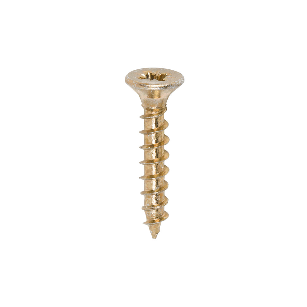 TIMCO Solo Countersunk Gold Woodscrews - 3.0 x 17 Box OF 200 - 30017SOLOC