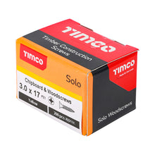 Load image into Gallery viewer, TIMCO Solo Countersunk Gold Woodscrews - 3.0 x 17 Box OF 200 - 30017SOLOC
