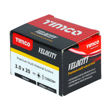 Load image into Gallery viewer, TIMCO Velocity Premium Multi-Use Countersunk Gold Woodscrews - 3.0 x 16 Box OF 200 - 30016VY
