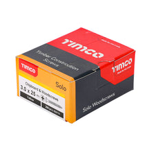 Load image into Gallery viewer, TIMCO Solo Countersunk Gold Woodscrews - 3.0 x 25 Box OF 200 - 30025SOLOC
