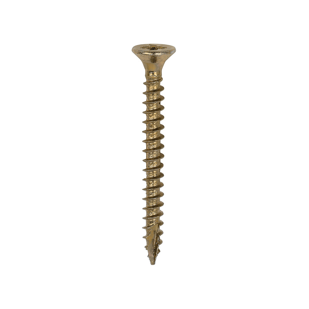 TIMCO Classic Multi-Purpose Countersunk Gold Woodscrews - 3.0 x 30 Box OF 200 - 30030CLAF