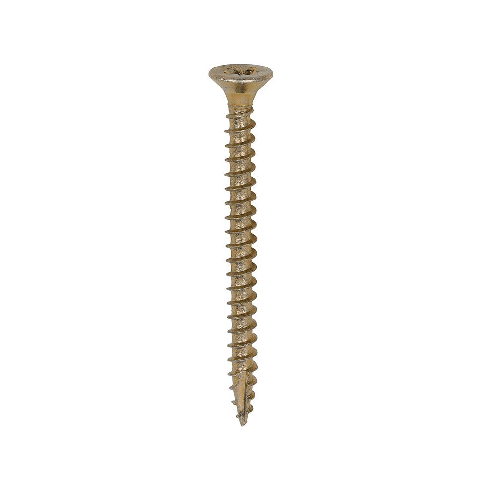 TIMCO Classic Multi-Purpose Countersunk Gold Woodscrews - 3.0 x 35 Box OF 200 - 30035CLAF