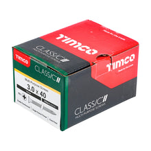 Load image into Gallery viewer, TIMCO Classic Multi-Purpose Countersunk Gold Woodscrews - 3.0 x 40 Box OF 200 - 30040CLAF
