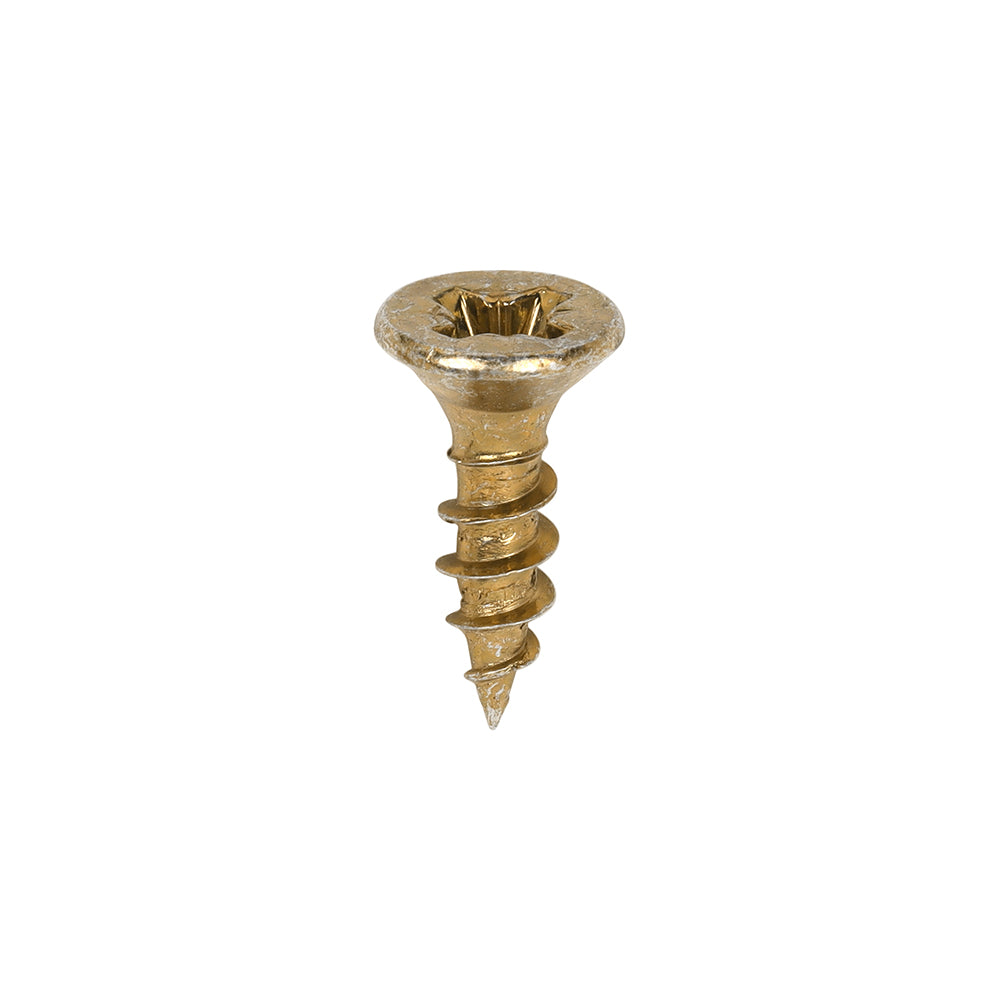 TIMCO Classic Multi-Purpose Countersunk Gold Woodscrews - 3.5 x 12 Box OF 200 - 35012CLAF