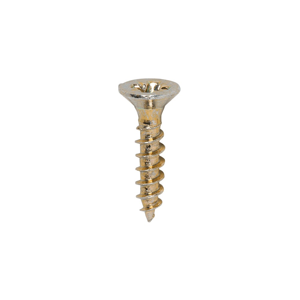 TIMCO Classic Multi-Purpose Countersunk Gold Woodscrews - 3.5 x 16 Box OF 200 - 35016CLAF