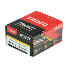 Load image into Gallery viewer, TIMCO Velocity Premium Multi-Use Countersunk Gold Woodscrews - 3.0 x 16 Box OF 200 - 30016VY
