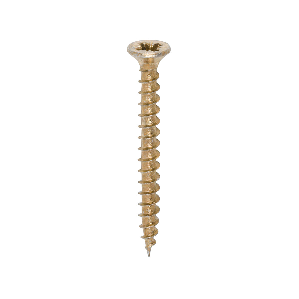 TIMCO Solo Countersunk Gold Woodscrews - 3.5 x 35 Box OF 200 - 35035SOLOC