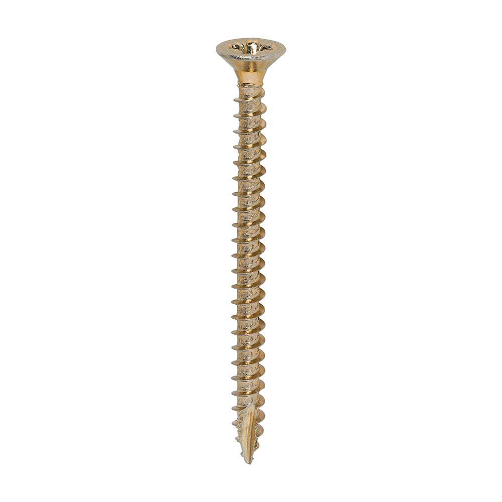 TIMCO Classic Multi-Purpose Countersunk Gold Woodscrews - 3.5 x 45 Box OF 200 - 35045CLAF