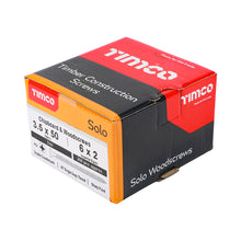 Load image into Gallery viewer, TIMCO Solo Countersunk Silver Woodscrews - 3.5 x 50 Box OF 200 - 35050SOLOZ
