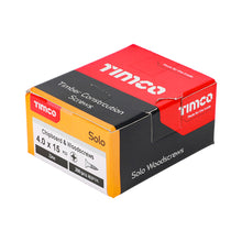 Load image into Gallery viewer, TIMCO Solo Countersunk Silver Woodscrews - All Sizes
