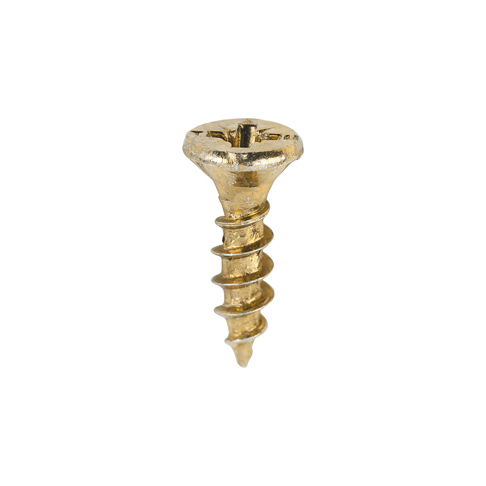TIMCO Velocity Premium Multi-Use Countersunk Gold Woodscrews - 4.0 x 16 Box OF 200 - 40016VY
