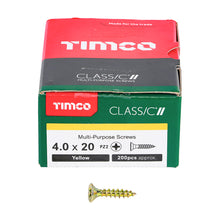 Load image into Gallery viewer, TIMCO Classic Multi-Purpose Countersunk Gold Woodscrews - All Sizes
