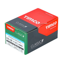 Load image into Gallery viewer, TIMCO Classic Multi-Purpose Countersunk A4 Stainless Steel Woodcrews - 4.0 x 25 Box OF 200 - 40025CLA4
