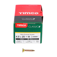 Load image into Gallery viewer, TIMCO Classic Multi-Purpose Countersunk Gold Woodscrews - All Sizes

