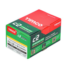 Load image into Gallery viewer, TIMCO C2 Strong-Fix Multi-Purpose Premium Countersunk Gold Woodscrews - 4.0 x 30 Box OF 200 - 40030C2
