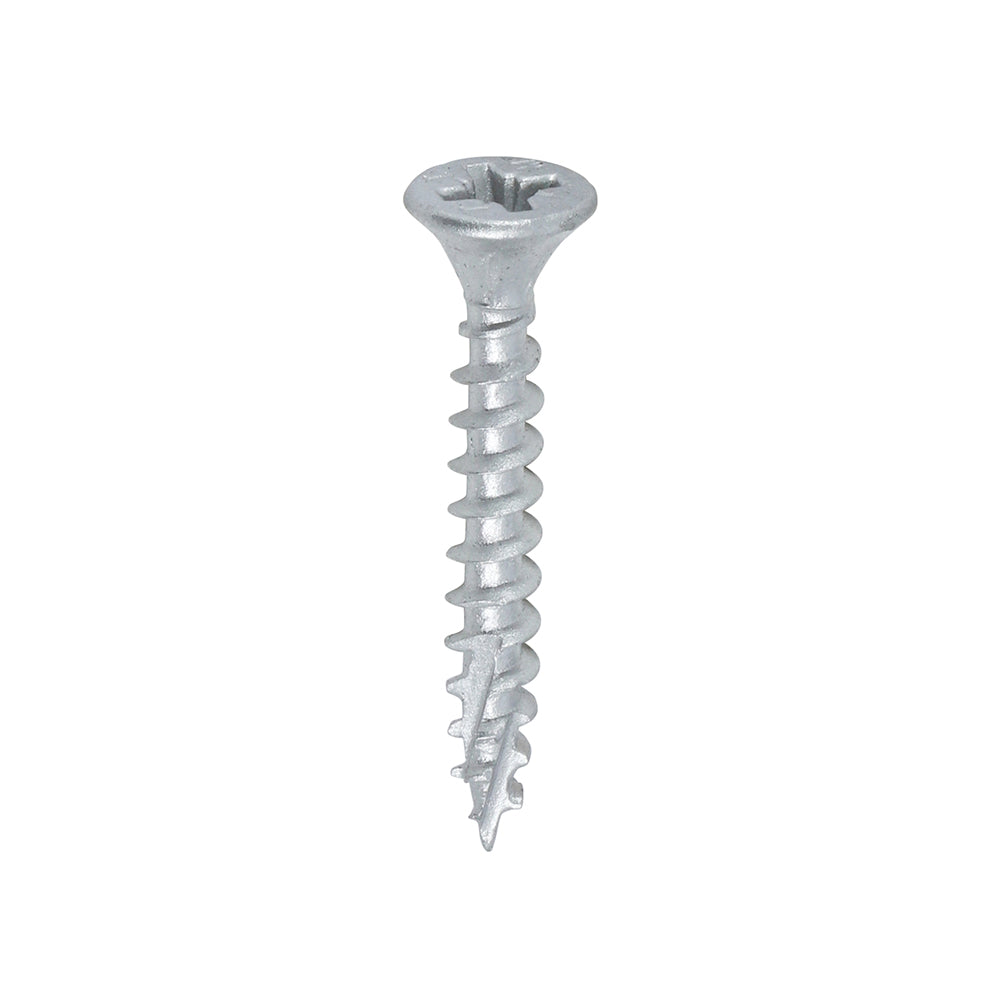 TIMCO C2 Exterior Multi-Purpose Premium Countersunk Silver Woodscrews, All sizes
