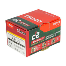 Load image into Gallery viewer, TIMCO C2 Clamp-Fix Multi-Purpose Premium Countersunk Gold Woodscrews - 4.0 x 35 Box OF 200 - 40035C2C
