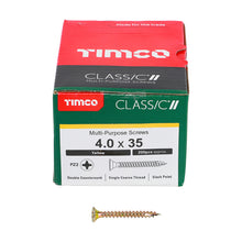 Load image into Gallery viewer, TIMCO Classic Multi-Purpose Countersunk Gold Woodscrews - All Sizes
