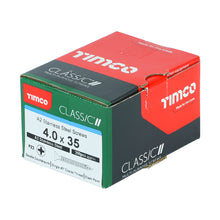 Load image into Gallery viewer, TIMCO Classic Multi-Purpose Countersunk A2 Stainless Steel Woodcrews -All Sizes

