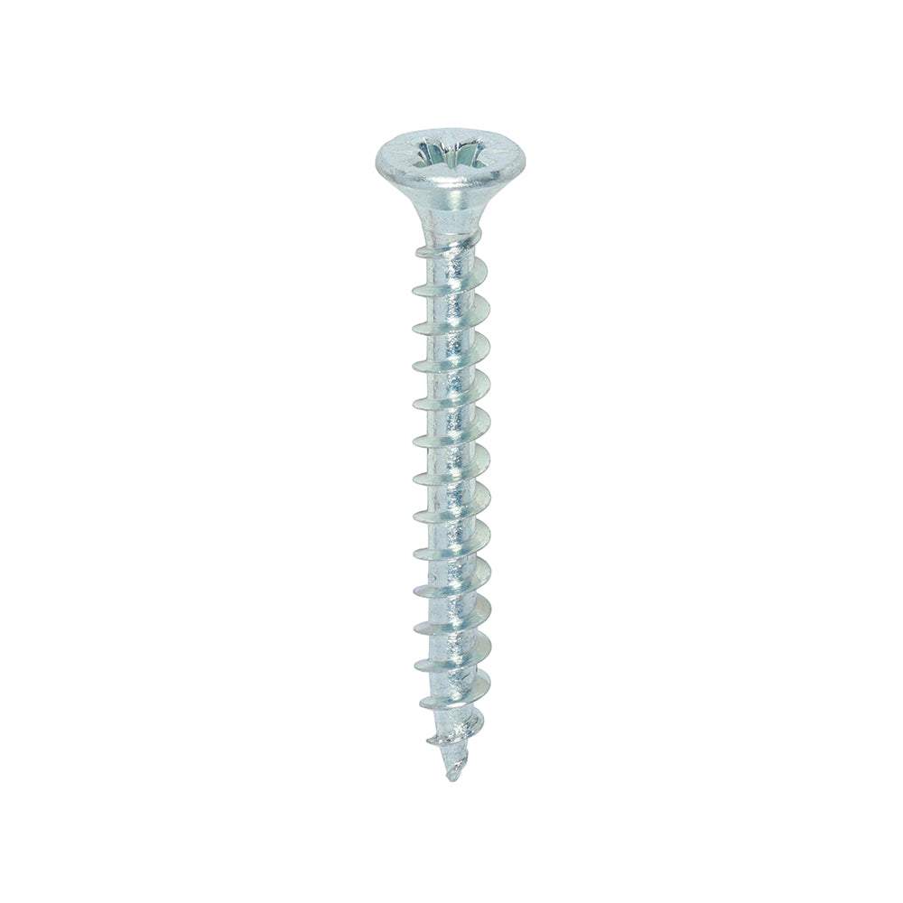 TIMCO Solo Countersunk Silver Woodscrews - 4.0 x 35 Box OF 200 - 40035SOLOZ