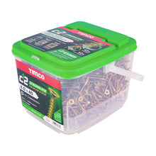 Load image into Gallery viewer, TIMCO C2 Strong-Fix Multi-Purpose Premium Countersunk Gold Woodscrews - 4.0 x 40 Tub OF 1200 - 40040C2TUB
