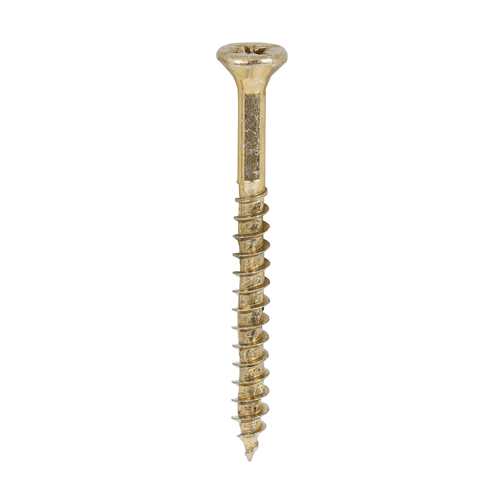 TIMCO Velocity Premium Multi-Use Countersunk Gold Woodscrews - 4.0 x 45 Box OF 200 - 40045VY