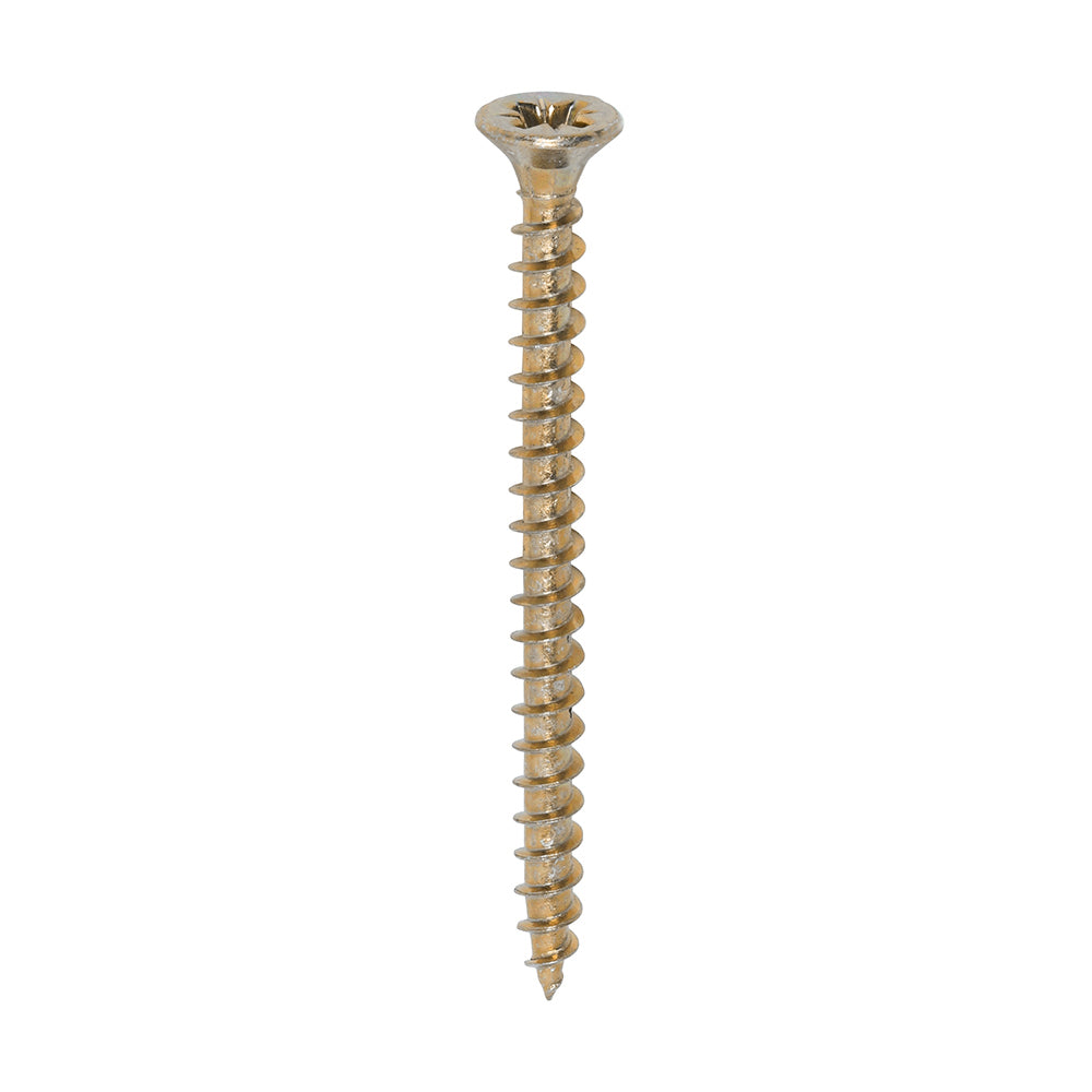 TIMCO Solo Countersunk Gold Woodscrews - 4.0 x 50 Box OF 200 - 40050SOLOC