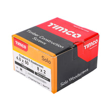 Load image into Gallery viewer, TIMCO Solo Countersunk Gold Woodscrews - 4.0 x 50 Box OF 200 - 40050SOLOC
