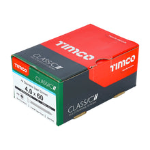 Load image into Gallery viewer, TIMCO Classic Multi-Purpose Countersunk A4 Stainless Steel Woodcrews - 4.0 x 60 Box OF 200 - 40060CLA4
