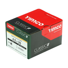 Load image into Gallery viewer, TIMCO Classic Multi-Purpose Countersunk Gold Woodscrews - 4.5 x 25 Box OF 200 - 45025CLAF

