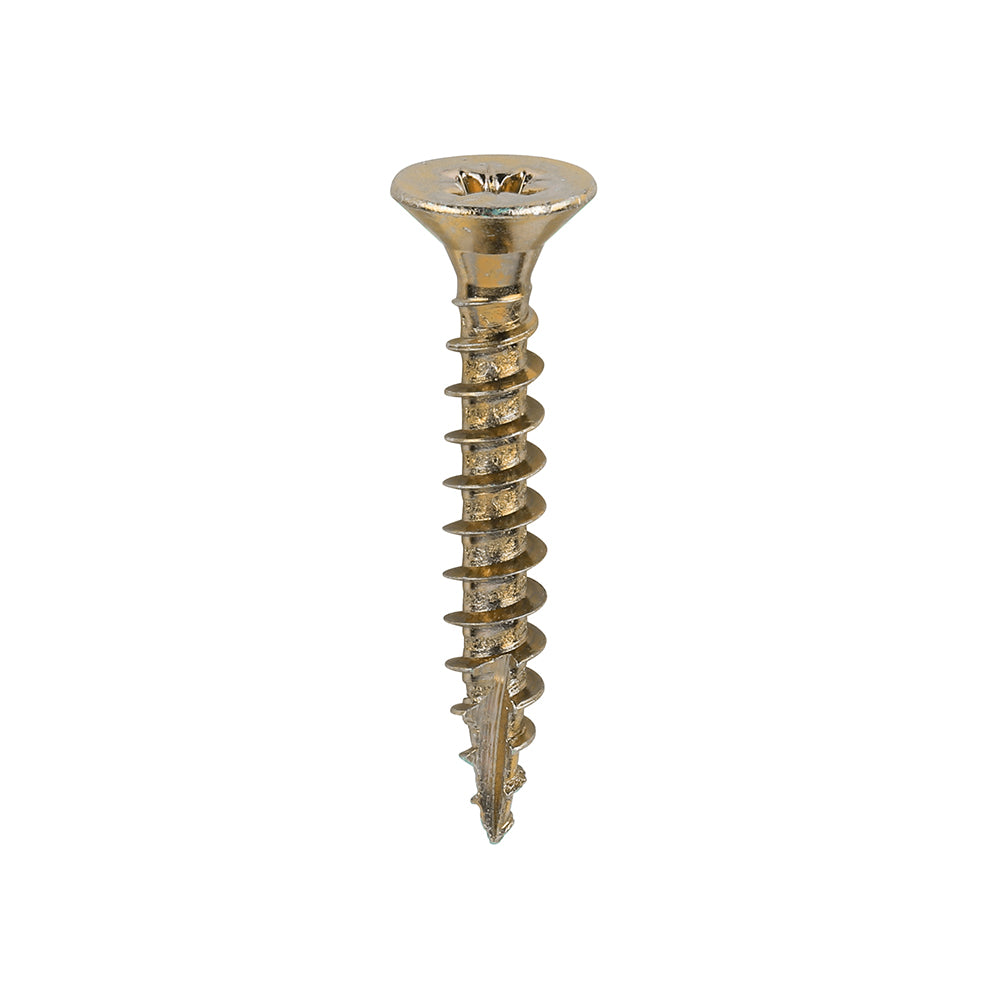 TIMCO Classic Multi-Purpose Countersunk Gold Woodscrews - 4.5 x 30 Box OF 200 - 45030CLAF