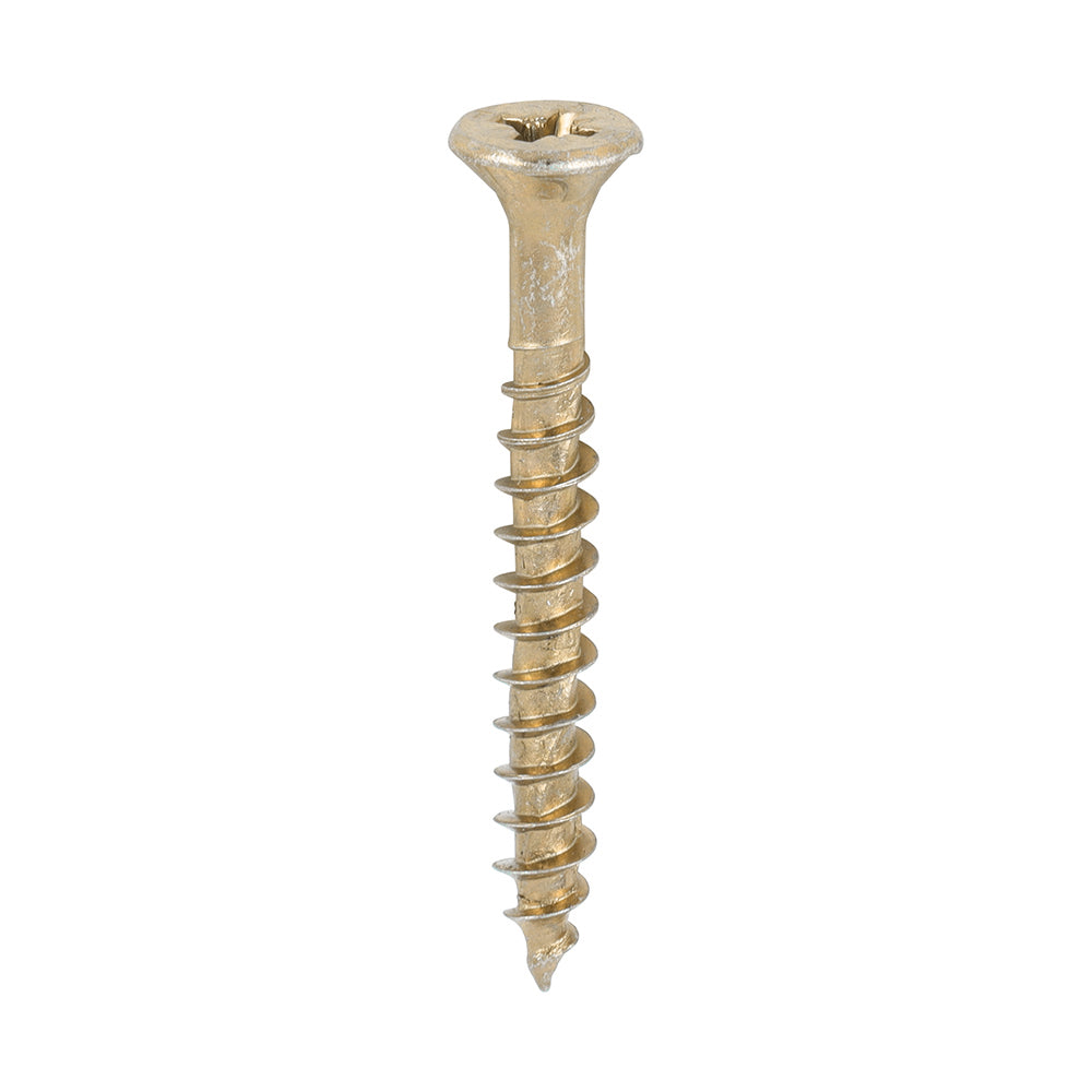 TIMCO Velocity Premium Multi-Use Countersunk Gold Woodscrews - 4.5 x 40 Box OF 200 - 45040VY