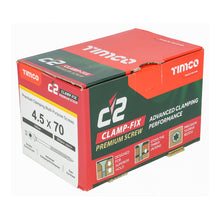 Load image into Gallery viewer, TIMCO C2 Clamp-Fix Multi-Purpose Premium Countersunk Gold Woodscrews,All Sizes
