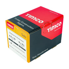 Load image into Gallery viewer, TIMCO Solo Countersunk Silver Woodscrews - 4.5 x 70 Box OF 200 - 45070SOLOZ
