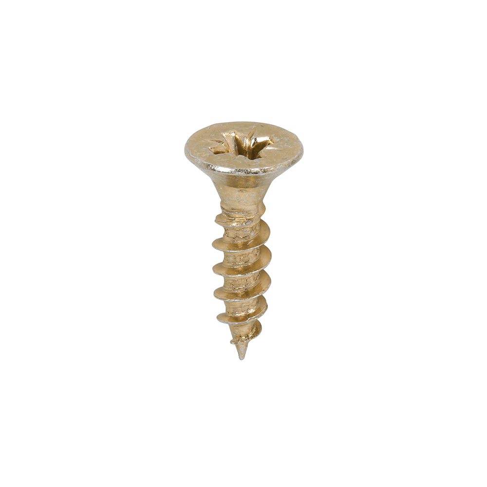 TIMCO Classic Multi-Purpose Countersunk Gold Woodscrews - 5.0 x 20 Box OF 200 - 50020CLAF
