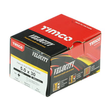 Load image into Gallery viewer, TIMCO Velocity Premium Multi-Use Countersunk Gold Woodscrews - 5.0 x 30 Box OF 200 - 50030VY
