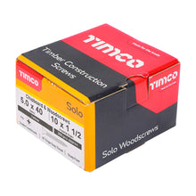 Load image into Gallery viewer, TIMCO Solo Countersunk Gold Woodscrews - 5.0 x 40 Box OF 200 - 50040SOLOC

